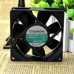 Compatible for SUNON KDE2408PTB3-6 24V 1.7W 8cm 8025 2-Wire Cooling Fan Compatible for SUNON KDE2408PTB3-6 24V 1.7W 8cm 8025 2-Wire Cooling Fan