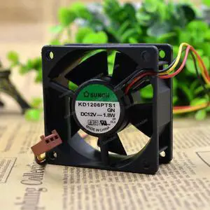 Compatible for SUNON KD1206PTS1 12V 1.8W 6cm 6025 3-Wire Cooling Fan Compatible for SUNON KD1206PTS1 12V 1.8W 6cm 6025 3-Wire Cooling Fan
