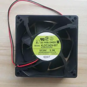 Compatible for SERVO KLDC24Z4-607 24V 5.3W 9cm 9032 9232 2-Wire Cooling Fan Compatible for SERVO KLDC24Z4-607 24V 5.3W 9cm 9032 9232 2-Wire Cooling Fan