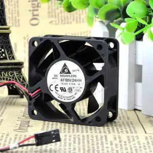Compatible for Delta AFB0624HH 24V 0.14A 6025 2-Wire Cooling Fan Compatible for Delta AFB0624HH 24V 0.14A 6025 2-Wire Cooling Fan