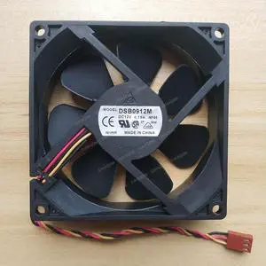 Compatible for Delta DSB0912M 12V 0.19A 9cm 9025 3-Wire Cooling Fan Compatible for Delta DSB0912M 12V 0.19A 9cm 9025 3-Wire Cooling Fan