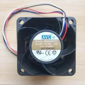 Compatible for AVC 2B06038B48H 48V 0.35A 6cm 6038 4-Wire Cooling Fan Compatible for AVC 2B06038B48H 48V 0.35A 6cm 6038 4-Wire Cooling Fan