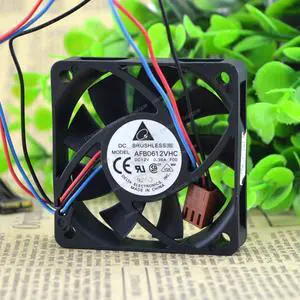 Compatible for Delta AFB0612VHC 12V 0.36A 60x60x15mm 6015 3-Wire Cooling Fan Compatible for Delta AFB0612VHC 12V 0.36A 60x60x15mm 6015 3-Wire Cooling Fan