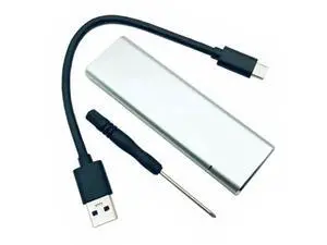 USB 3.1 Gen1 to M.2 NGFF SATA SSD Enclosure, Portable External M.2 SATA Hard Drive Case Adapter, Supports 2230/2242/2260/2280 Size M.2 SATA Drives USB 3.1 Gen1 to M.2 NGFF SATA SSD Enclosure, Portable External M.2 SATA Hard Drive Case Adapter, Supports 2230/2242/2260/2280 Size M.2 SATA Drives
