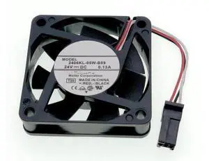 60x60x15mm System Cooling Fan for Fanuc 2406KL-05W-B59, DC24V 0.13A 3.12W 4600RPM 3-Wire 60x60x15mm System Cooling Fan for Fanuc 2406KL-05W-B59, DC24V 0.13A 3.12W 4600RPM 3-Wire
