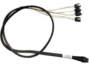 SFF-8087 38Pin to 4 SATA 7Pin Breakout Cable, 100cm Mini SAS to 4 SATA III Hard Drive Cable SFF-8087 38Pin to 4 SATA 7Pin Breakout Cable, 100cm Mini SAS to 4 SATA III Hard Drive Cable
