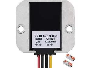 24V to 12V DC-DC Step Down Converter, Waterproof Power Module 5A 60W for Golf Cart Club Car 24V to 12V DC-DC Step Down Converter, Waterproof Power Module 5A 60W for Golf Cart Club Car