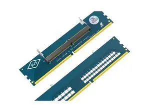 DDR5 SO-DIMM to U-DIMM Adapter, Laptop DDR5 Memory Riser Card, 262Pin SO-DIMM to 288Pin U-DIMM Converter for Desktop PC Memory Tester DDR5 SO-DIMM to U-DIMM Adapter, Laptop DDR5 Memory Riser Card, 262Pin SO-DIMM to 288Pin U-DIMM Converter for Desktop PC Memory Tester