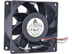 12V 0.87A 3-Pin Cooling Fan FFB0812SHE-ROO Compatible with 8038 UPS System 12V 0.87A 3-Pin Cooling Fan FFB0812SHE-ROO Compatible with 8038 UPS System
