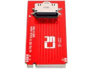 PCIe 4.0 M.2 M-Key to OCuLink SFF-8611/SFF-8612 Host Adapter, 2260 NGFF NVMe SSD Converter Card for U.2 Drives & External eGPU PCIe 4.0 M.2 M-Key to OCuLink SFF-8611/SFF-8612 Host Adapter, 2260 NGFF NVMe SSD Converter Card for U.2 Drives & External eGPU