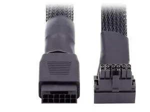 17cm Down Angled 90 Degree 12VHPWR Extension Cable, ATX3.0 PCIe 5.0 16Pin(12+4) Male to Female Modular Power Cord, Compatible with RTX 3080 3090Ti Graphics Cards 17cm Down Angled 90 Degree 12VHPWR Extension Cable, ATX3.0 PCIe 5.0 16Pin(12+4) Male to Female Modular Power Cord, Compatible with RTX 3080 3090Ti Graphics Cards