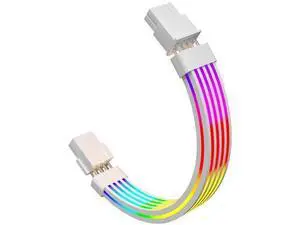 White 8 Pin ARGB GPU Power Extension Cable, Addressable 5V 3Pin RGB PSU Extension Cord, PC Chassis Lighting Decor Compatible with RTX 3060/4060/4070 & RX 580/RX 6600 Graphics Cards White 8 Pin ARGB GPU Power Extension Cable, Addressable 5V 3Pin RGB PSU Extension Cord, PC Chassis Lighting Decor Compatible with RTX 3060/4060/4070 & RX 580/RX 6600 Graphics Cards