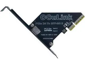 PCIe 4.0 x4 to OCuLink SFF-8612 External Adapter Card, eGPU Dock Expansion Card for Mini PC PCIe 4.0 x4 to OCuLink SFF-8612 External Adapter Card, eGPU Dock Expansion Card for Mini PC
