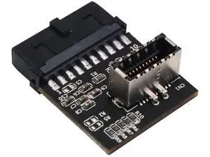 USB 3.1 Gen 2 20Pin IDC Header to Type E A-Key Adapter, Motherboard Internal Converter for Type C Panel Mount USB 3.1 Gen 2 20Pin IDC Header to Type E A-Key Adapter, Motherboard Internal Converter for Type C Panel Mount