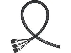 PCIe 5.0 16-Pin (12+4) to 3x8 PCIe Sleeved Extension Cable, 12VHPWR 16AWG GPU Power Extension Cord Compatible with RTX 3090Ti RTX 4080 RTX 4090 All Modular PSU PCIe 5.0 16-Pin (12+4) to 3x8 PCIe Sleeved Extension Cable, 12VHPWR 16AWG GPU Power Extension Cord Compatible with RTX 3090Ti RTX 4080 RTX 4090 All Modular PSU