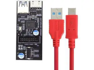 USB-C & 19/20Pin to USB 3.0 20Pin + Type-E Adapter Splitter, 5Gbps USB-C & 19/20Pin to USB 3.0 20Pin + Type-E Adapter Splitter, 5Gbps