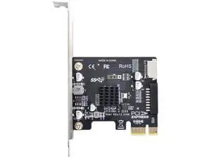 PCIe 1X to Type-E USB 3.1 + USB 3.0 20Pin Adapter Card, 5Gbps Front Panel Socket Converter for Motherboard PCIe 1X to Type-E USB 3.1 + USB 3.0 20Pin Adapter Card, 5Gbps Front Panel Socket Converter for Motherboard
