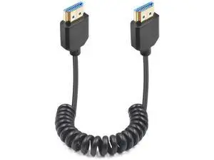 14FT Retractable Coiled Ultra High Speed HDMI 2.1 Cable, 48Gbps Supports 8K@60Hz 4K@240Hz HDR, Compatible with Atomos Ninja V Sony A7SIII Canon C300/C500 Ronin RS2 Monitor Capture Card PS5 14FT Retractable Coiled Ultra High Speed HDMI 2.1 Cable, 48Gbps Supports 8K@60Hz 4K@240Hz HDR, Compatible with Atomos Ninja V Sony A7SIII Canon C300/C500 Ronin RS2 Monitor Capture Card PS5