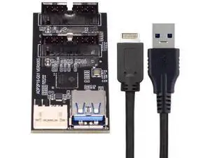 USB 3.1 Type-E 1 to 2 USB 3.0 19/20Pin Splitter PCBA Adapter Hub Port Multiplier with SATA Power Cable for Desktop Motherboard Front Panel USB 3.1 Type-E 1 to 2 USB 3.0 19/20Pin Splitter PCBA Adapter Hub Port Multiplier with SATA Power Cable for Desktop Motherboard Front Panel