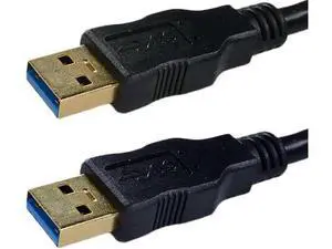 15 Feet USB 3.0 Male A to Male A Cable, Gold-Plated Connector, 28AWG SuperSpeed Cord 15 Feet USB 3.0 Male A to Male A Cable, Gold-Plated Connector, 28AWG SuperSpeed Cord