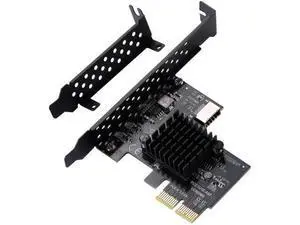 PCIe 3.0 X2 USB3.1 Gen2 Expansion Card with ASM3142 Chip, 10Gbps A-Key Type-E 20Pin Internal Front Panel Type-C Header Adapter PCIe 3.0 X2 USB3.1 Gen2 Expansion Card with ASM3142 Chip, 10Gbps A-Key Type-E 20Pin Internal Front Panel Type-C Header Adapter