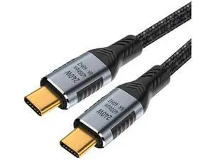 180cm USB4 Type-C to Type-C Cable, 40Gbps, 240W PD Charging, 8K@60Hz & 5K Video, Backward Compatible with USB 3.1 180cm USB4 Type-C to Type-C Cable, 40Gbps, 240W PD Charging, 8K@60Hz & 5K Video, Backward Compatible with USB 3.1