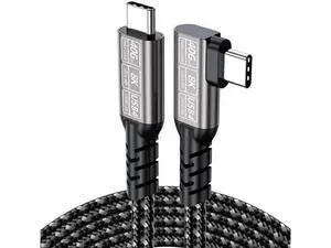 Dual Length USB4 & Thunderbolt 4 Cable, Braided USB-C to USB-C, 40Gbps, 240W PD Charging, 8K@60Hz Video for MacBook Pro & Laptops Dual Length USB4 & Thunderbolt 4 Cable, Braided USB-C to USB-C, 40Gbps, 240W PD Charging, 8K@60Hz Video for MacBook Pro & Laptops