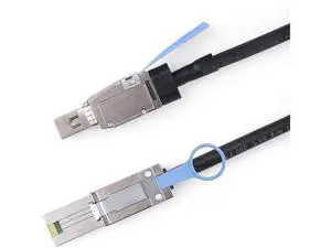 2m/6.6ft 100-Ohm External Hybrid Mini SAS HD Cable, SFF-8644 Male to SFF-8088 26Pin Male, SAS2.0 6Gbps Server RAID HBA Storage Interconnect Cable for Data Center & JBOD Arrays 2m/6.6ft 100-Ohm External Hybrid Mini SAS HD Cable, SFF-8644 Male to SFF-8088 26Pin Male, SAS2.0 6Gbps Server RAID HBA Storage Interconnect Cable for Data Center & JBOD Arrays