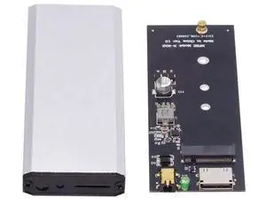 Oculink SFF-8612/SFF-8611 to M.2 NVMe Adapter, PCIe 4.0 x4 64Gbps M-Key SSD Enclosure for 2280 Oculink SFF-8612/SFF-8611 to M.2 NVMe Adapter, PCIe 4.0 x4 64Gbps M-Key SSD Enclosure for 2280