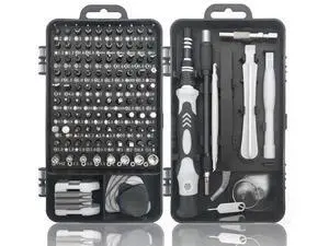 115-in-1 Black Magnetic Precision Screwdriver Repair Kit with Storage Bag for iPhone, Laptop, PC & Electronics 115-in-1 Black Magnetic Precision Screwdriver Repair Kit with Storage Bag for iPhone, Laptop, PC & Electronics