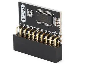 20 Pin TPM 2.0 Security Encryption Module, Motherboard Replacement TPM Module 20 Pin TPM 2.0 Security Encryption Module, Motherboard Replacement TPM Module