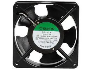 Sunon SP100A-1123XST.GN Tube Axial Cooling Fan, 115V AC, 120×120×38mm, Sleeve Bearing Industrial Cabinet Exhaust Fan Sunon SP100A-1123XST.GN Tube Axial Cooling Fan, 115V AC, 120×120×38mm, Sleeve Bearing Industrial Cabinet Exhaust Fan