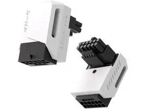 PCIe 5.1 STD-Type 90° Right Angle 12V-2x6 12VHPWR GPU Power Adapter, 600W 12+4Pin Connector, White, 1 Pack, Compatible with RTX 3090Ti, 4070Ti, 4080, 4090 Graphics Cards PCIe 5.1 STD-Type 90° Right Angle 12V-2x6 12VHPWR GPU Power Adapter, 600W 12+4Pin Connector, White, 1 Pack, Compatible with RTX 3090Ti, 4070Ti, 4080, 4090 Graphics Cards