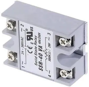 1PCS SSR-40VA 40A Variable Resistor Control Solid State Relay Module, 24-380VAC Output Voltage 1PCS SSR-40VA 40A Variable Resistor Control Solid State Relay Module, 24-380VAC Output Voltage