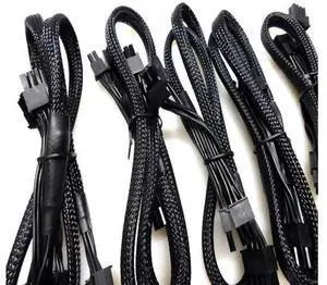 1PCS Dual PCIe 8Pin (6+2) Sleeved GPU Power Cable Compatible with Seasonic Modular PSU X-650 X-750 X-850 X-1050 X-1250, Braided Modular Graphics Card Power Supply Wire 1PCS Dual PCIe 8Pin (6+2) Sleeved GPU Power Cable Compatible with Seasonic Modular PSU X-650 X-750 X-850 X-1050 X-1250, Braided Modular Graphics Card Power Supply Wire