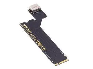 PCIe 4.0 M.2 M-Key to OCuLink SFF-8612 SFF-8611 Host Adapter, Custom Fit for 2024 Lenovo ThinkBook 14+ AMD Ryzen 7 8845 Laptop, Supports External eGPU & U.2 NVMe SSD Expansion PCIe 4.0 M.2 M-Key to OCuLink SFF-8612 SFF-8611 Host Adapter, Custom Fit for 2024 Lenovo ThinkBook 14+ AMD Ryzen 7 8845 Laptop, Supports External eGPU & U.2 NVMe SSD Expansion