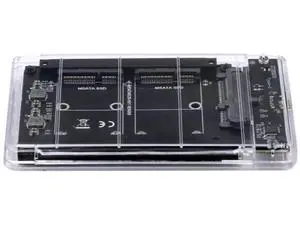 Dual mSATA SSD Bridge Adapter with JBOD RAID0 Span Mode, Convert Dual Mini-SATA SSD to USB3.0 Type-C 2.5 Inch SATA Combo External Enclosure Dual mSATA SSD Bridge Adapter with JBOD RAID0 Span Mode, Convert Dual Mini-SATA SSD to USB3.0 Type-C 2.5 Inch SATA Combo External Enclosure