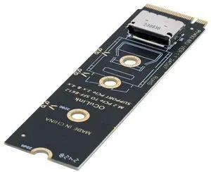 2280 M.2 M-Key PCIe 4.0 to OCuLink SFF-8612 SFF-8611 Vertical Host Adapter, Compatible with ASUS MSI Gigabyte ASRock Motherboard, for NVMe U.2 SSD & External eGPU Dock 2280 M.2 M-Key PCIe 4.0 to OCuLink SFF-8612 SFF-8611 Vertical Host Adapter, Compatible with ASUS MSI Gigabyte ASRock Motherboard, for NVMe U.2 SSD & External eGPU Dock