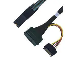 0.5M/1.6FT M.2 M-Key NVMe to U.2 SFF-8639 Extension Cable PCIe 4.0 x4 64Gbps with 15Pin SATA Power, for Mainboard M.2 Slot to 2.5" U.2 NVMe SSD Server Storage Docking 0.5M/1.6FT M.2 M-Key NVMe to U.2 SFF-8639 Extension Cable PCIe 4.0 x4 64Gbps with 15Pin SATA Power, for Mainboard M.2 Slot to 2.5" U.2 NVMe SSD Server Storage Docking