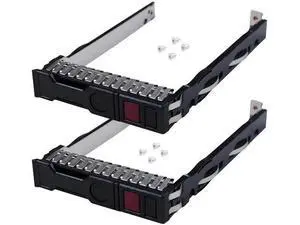 2 Pack 2.5 Inch SFF NVMe SAS SATA SSD Hard Drive Tray Caddy 727695-001 Hot Swap Carrier Compatible with HPE ProLiant Gen10 DL325 DL360 DL380 DL385 DL560 DL580 ML350 Server 2 Pack 2.5 Inch SFF NVMe SAS SATA SSD Hard Drive Tray Caddy 727695-001 Hot Swap Carrier Compatible with HPE ProLiant Gen10 DL325 DL360 DL380 DL385 DL560 DL580 ML350 Server
