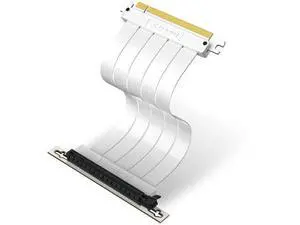 PCIe Gen 4 x16 Extreme Flexible GPU Riser Cable, 20cm(7.87in) Right Angle Connector, High Speed PCIe 4.0 Extension Cord, White, Compatible with RTX 3090/3090Ti/4080/4090 Graphics Cards PCIe Gen 4 x16 Extreme Flexible GPU Riser Cable, 20cm(7.87in) Right Angle Connector, High Speed PCIe 4.0 Extension Cord, White, Compatible with RTX 3090/3090Ti/4080/4090 Graphics Cards