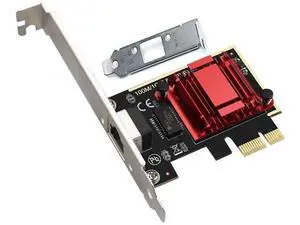 PCIe 2.5G Base-T Network Card with RTL8125B Chip, 2500/1000/100Mbps RJ45 LAN Adapter, PXE Boot Supported, Low Profile Bracket Included for Windows/Linux/macOS PCIe 2.5G Base-T Network Card with RTL8125B Chip, 2500/1000/100Mbps RJ45 LAN Adapter, PXE Boot Supported, Low Profile Bracket Included for Windows/Linux/macOS