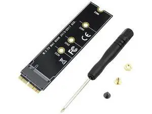 M.2 NVMe SSD Converter Adapter Card, Storage Upgrade Kit Supporting NVMe/AHCI M.2 SSD, Compatible with MacBook Air & Pro Retina 2013-2017 A1465 A1466 A1398 A1502 M.2 NVMe SSD Converter Adapter Card, Storage Upgrade Kit Supporting NVMe/AHCI M.2 SSD, Compatible with MacBook Air & Pro Retina 2013-2017 A1465 A1466 A1398 A1502