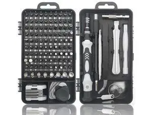 115 in 1 Magnetic Precision Screwdriver Repair Tool Kit with Portable Storage Bag, Electronic Disassembly Screwdriver Set Black for Computer, PC, Laptop, iPhone & Cell Phone Repair 115 in 1 Magnetic Precision Screwdriver Repair Tool Kit with Portable Storage Bag, Electronic Disassembly Screwdriver Set Black for Computer, PC, Laptop, iPhone & Cell Phone Repair