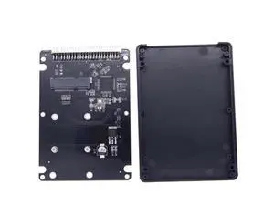 M.2 NGFF/mSATA to 2.5-inch IDE 44Pin SSD Adapter, Mini PCI-E Solid State Drive External Converter for Desktop & Laptop PC M.2 NGFF/mSATA to 2.5-inch IDE 44Pin SSD Adapter, Mini PCI-E Solid State Drive External Converter for Desktop & Laptop PC