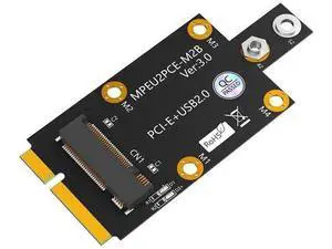 M.2 Key B to Mini PCI-E WWAN Adapter Card with Dual Nano SIM Push Slot, USB2.0 Extension for 3G/4G/5G Cellular Modules M.2 Key B to Mini PCI-E WWAN Adapter Card with Dual Nano SIM Push Slot, USB2.0 Extension for 3G/4G/5G Cellular Modules