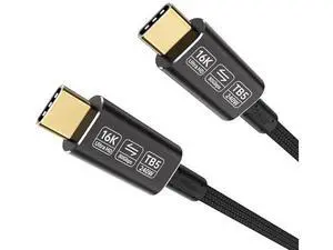 6.6FT USB5 USB-C to USB-C Cable, 80Gbps Data Transfer, Dual 8K Video, 240W PD Charging, Compatible with Thunderbolt 5/4/3 for Laptops, Desktops, Game Consoles & Smartphones 6.6FT USB5 USB-C to USB-C Cable, 80Gbps Data Transfer, Dual 8K Video, 240W PD Charging, Compatible with Thunderbolt 5/4/3 for Laptops, Desktops, Game Consoles & Smartphones