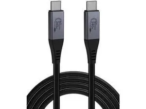 5FT USB4 Cable, 80Gbps Bidirectional, 120Gbps Unidirectional Bandwidth, 8K@60Hz, 240W PD Charging, USB-IF Certified, Compatible with Thunderbolt 5/4/3, USB4, SSD, MacBook M4 Pro, Docks, eGPU 5FT USB4 Cable, 80Gbps Bidirectional, 120Gbps Unidirectional Bandwidth, 8K@60Hz, 240W PD Charging, USB-IF Certified, Compatible with Thunderbolt 5/4/3, USB4, SSD, MacBook M4 Pro, Docks, eGPU