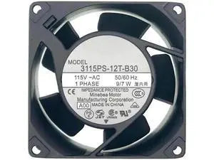 8038 808038mm AC Cooling Fan 3115PS-12T-B30 115V 8038 808038mm AC Cooling Fan 3115PS-12T-B30 115V