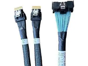 80CM PCIe Gen5 MCIO Breakout Cable, Mini Cool Edge IO SFF-TA-1016 74Pin x8 to Dual 38Pin x4 Double Straight Server Storage Cord 80CM PCIe Gen5 MCIO Breakout Cable, Mini Cool Edge IO SFF-TA-1016 74Pin x8 to Dual 38Pin x4 Double Straight Server Storage Cord